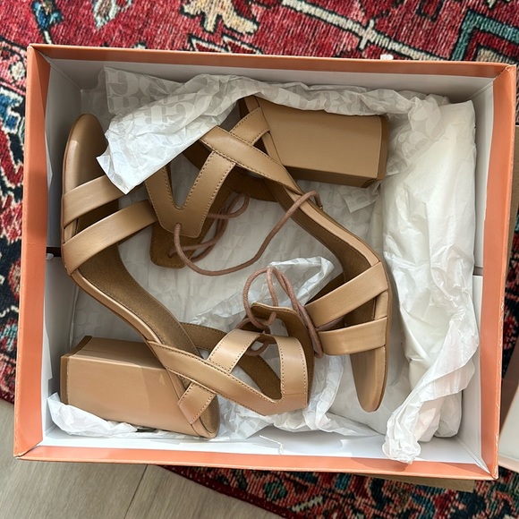 GIANNI BINI ‘after-hours’ sandal in Spanish sand - Picture 4 of 5